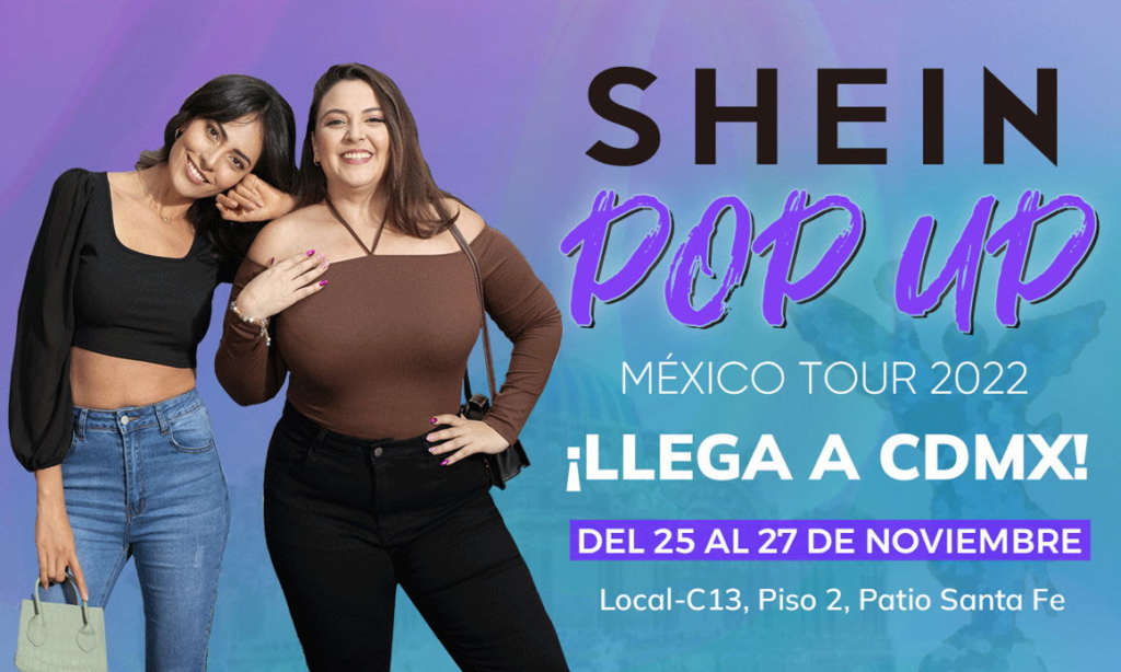 ESTÁS LISTX LA POP UP STORE DE SHEIN LLEGA A LA CDMX EMPREFINANZAS