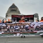 Marcha Nacional por los Derechos de los Animales avanza del Monumento a la Revolución al Zócalo