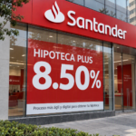 Santander baja la tasa de su hipoteca a 8.50%, la mejor del mercado