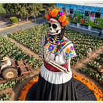 La Catrina Tlacualera ofrenda monumental en Milpa Alta que honra el patrimonio biocultural y a las mujeres del campo
